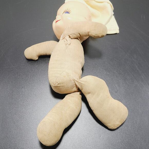 Antique 1940s Horsman 3 Face Composition Trudy Doll - Picture 9 of 11